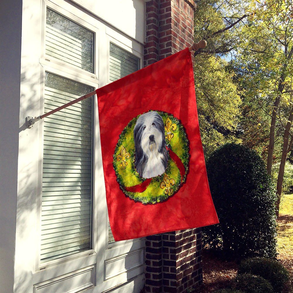 Bearded Collie Flag Canvas House Size  the-store.com.