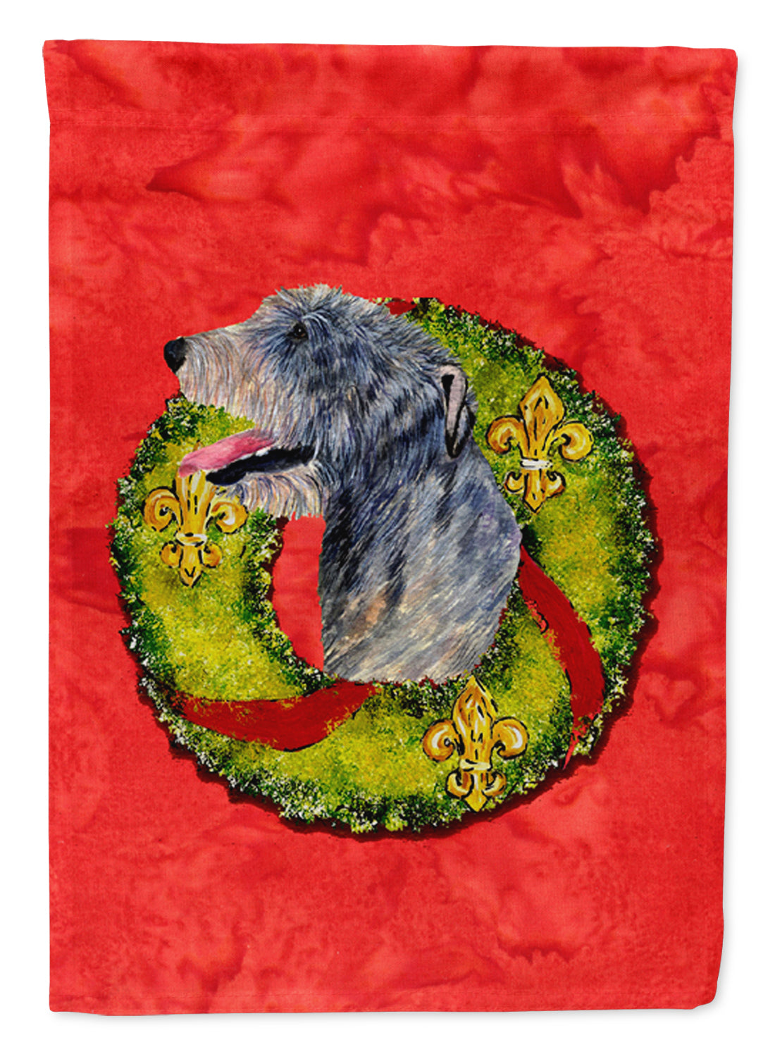 Irish Wolfhound Flag Garden Size.