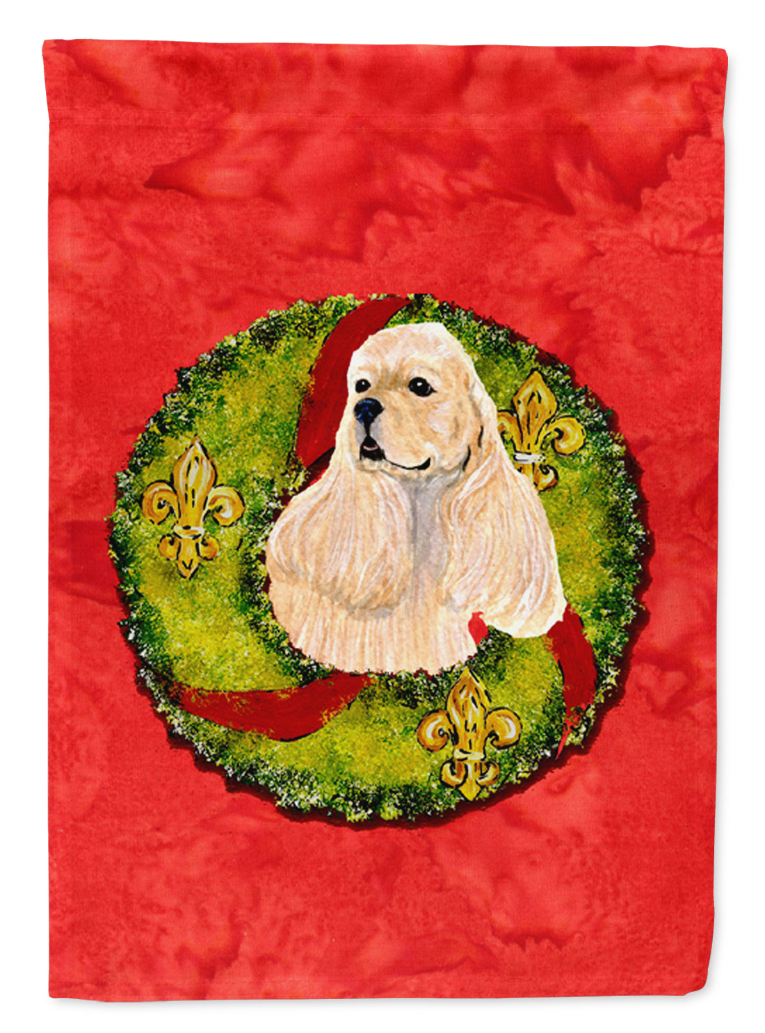 Cocker Spaniel Flag Canvas House Size  the-store.com.