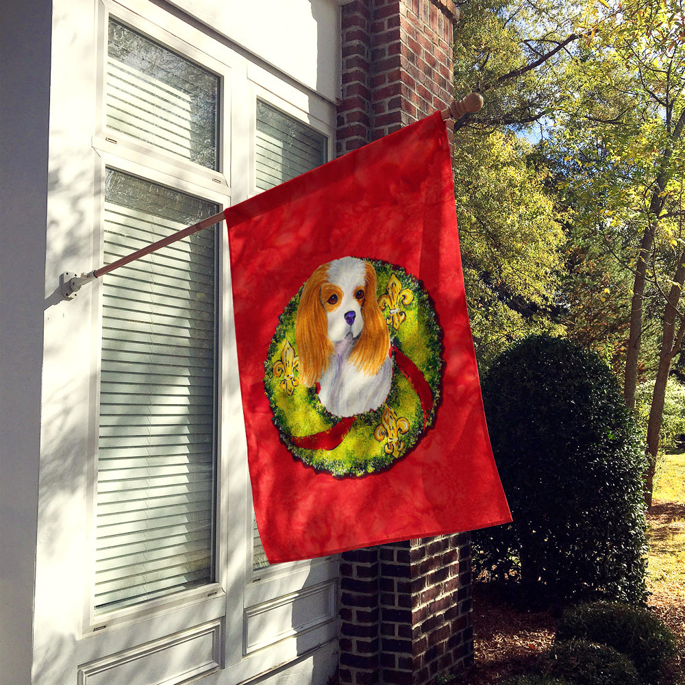 Cavalier Spaniel Flag Canvas House Size  the-store.com.