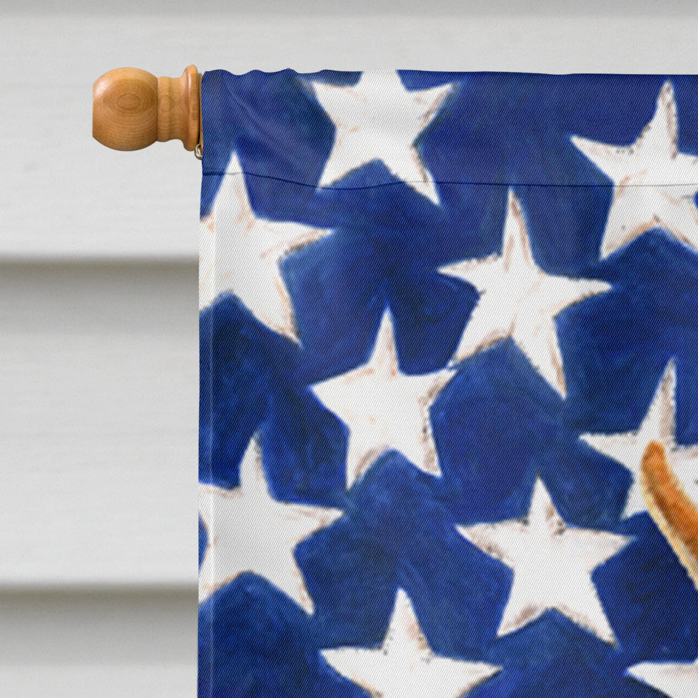 USA American Flag with Min Pin Flag Canvas House Size  the-store.com.