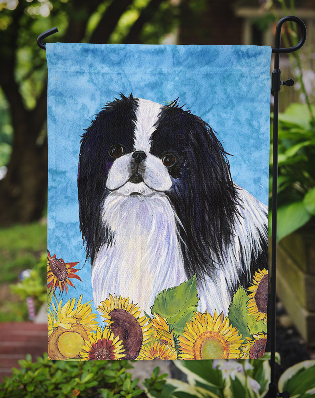 Japanese Chin Flag Garden Size.