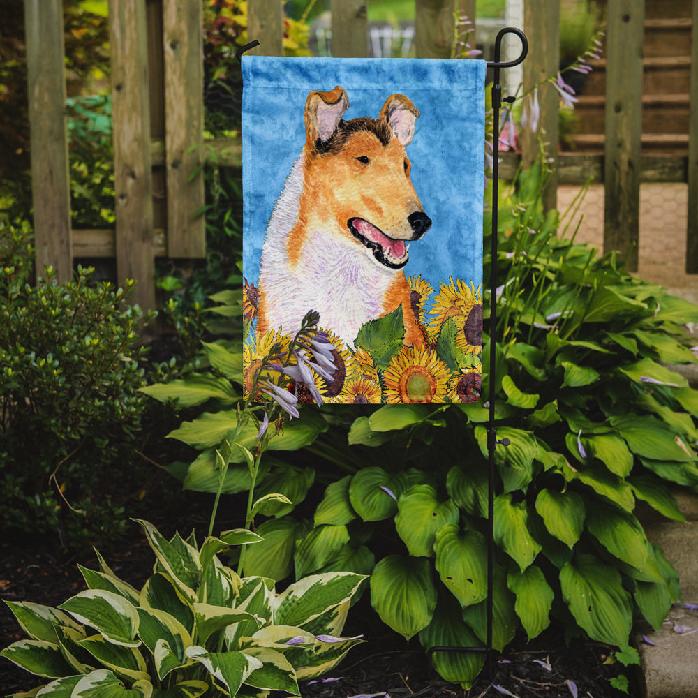 Collie Smooth Flag Garden Size.