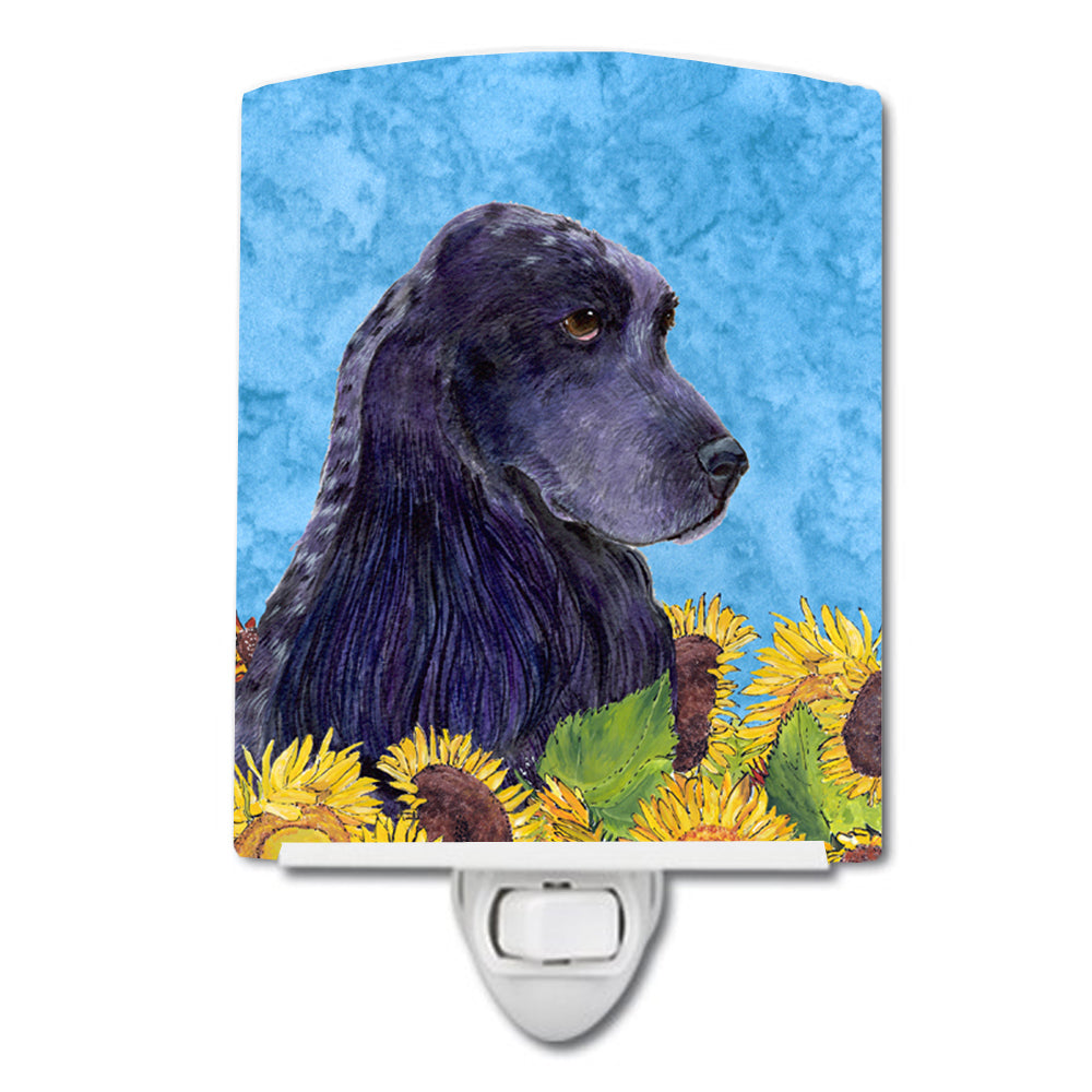 Cocker Spaniel in Summer Flowers Ceramic Night Light SS4240CNL - the-store.com