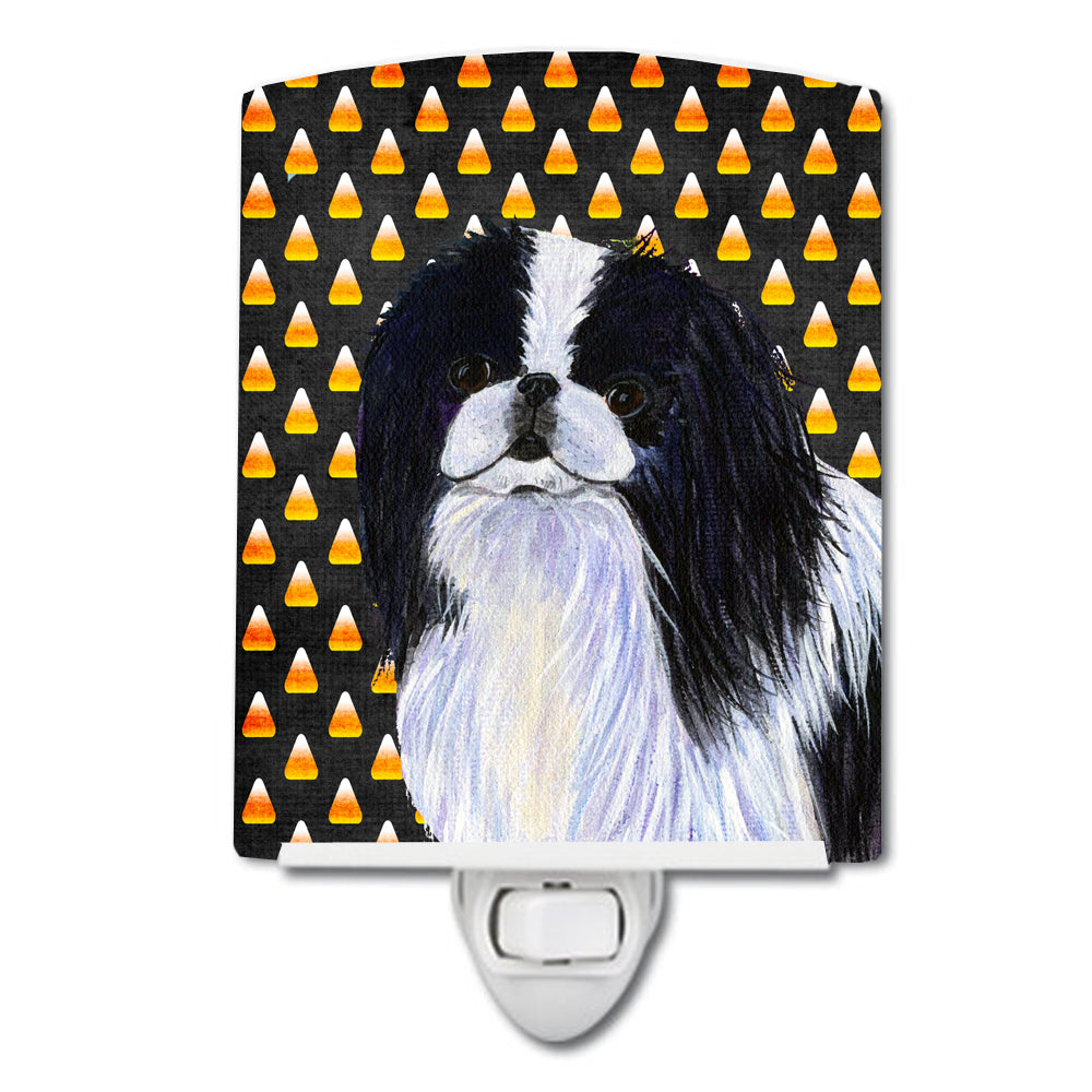 Japanese Chin Candy Corn Halloween Portrait Ceramic Night Light SS4260CNL - the-store.com