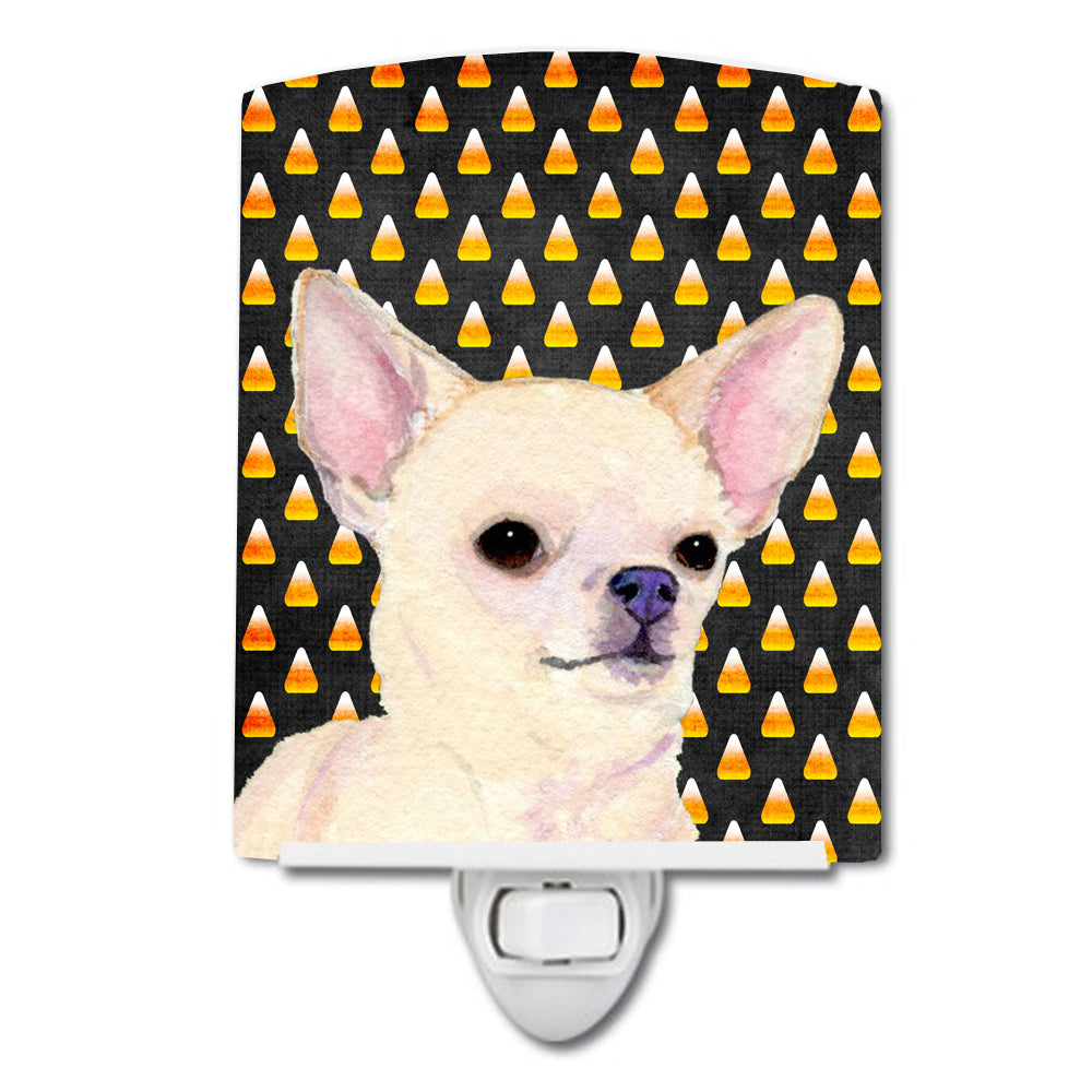 Chihuahua Candy Corn Halloween Portrait Ceramic Night Light SS4265CNL - the-store.com