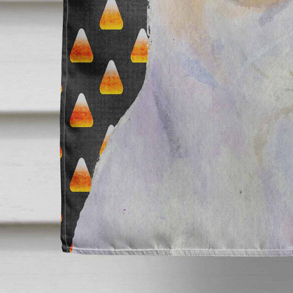 Chihuahua Candy Corn Halloween Portrait Flag Canvas House Size  the-store.com.