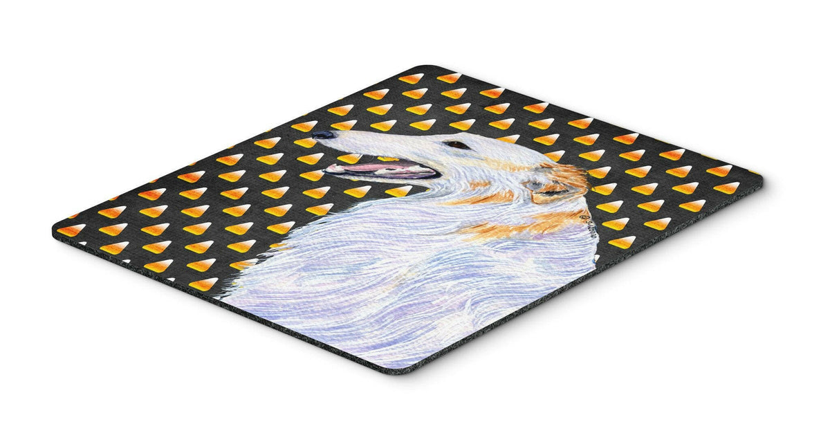 Borzoi Candy Corn Halloween Portrait Mouse Pad, Hot Pad or Trivet by Caroline&#39;s Treasures