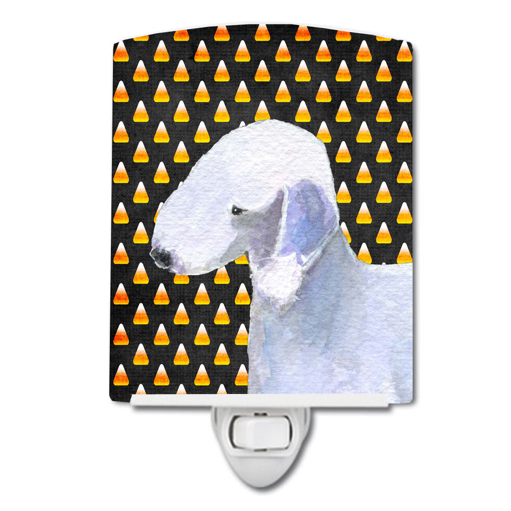 Bedlington Terrier Candy Corn Halloween Portrait Ceramic Night Light SS4276CNL - the-store.com