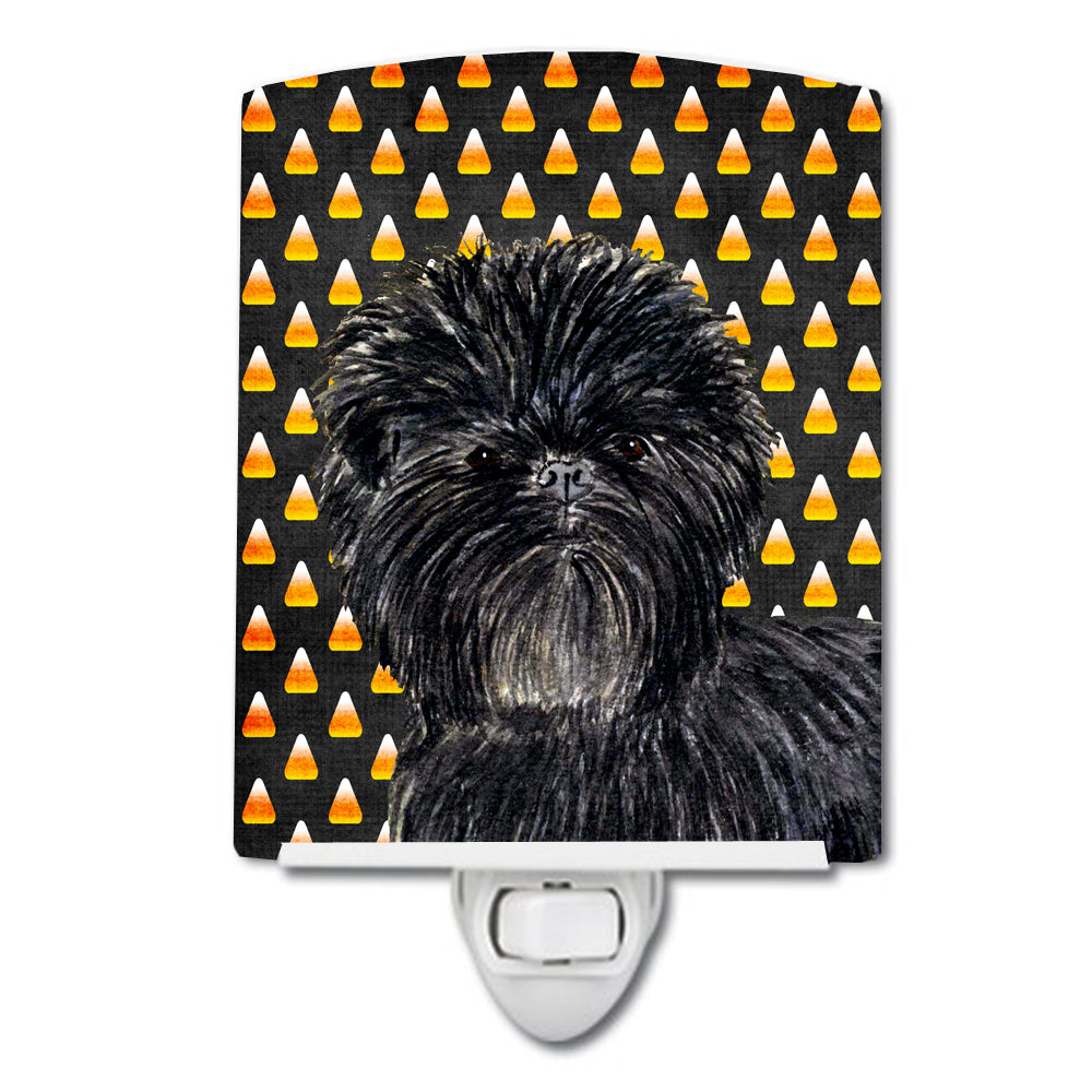 Affenpinscher Candy Corn Halloween Portrait Ceramic Night Light SS4304CNL - the-store.com