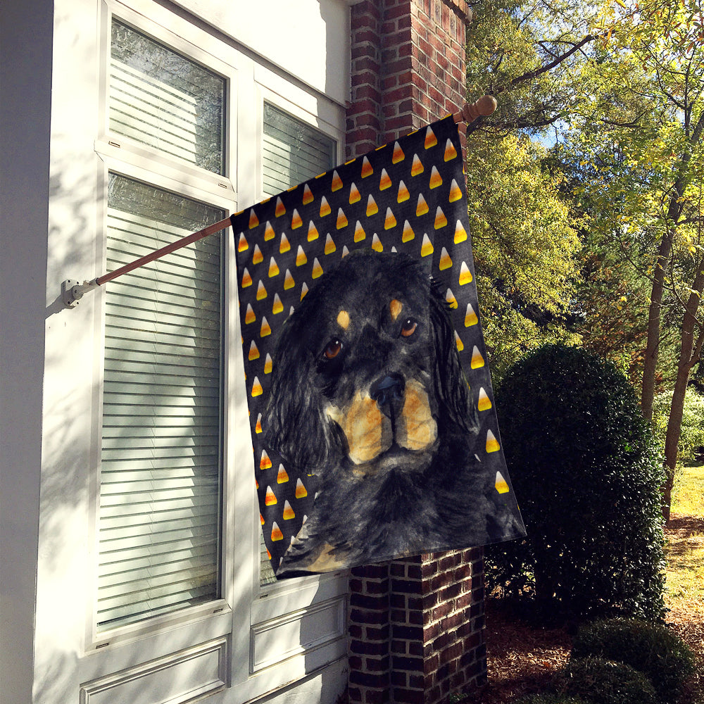 Gordon Setter Candy Corn Halloween Portrait Flag Canvas House Size  the-store.com.