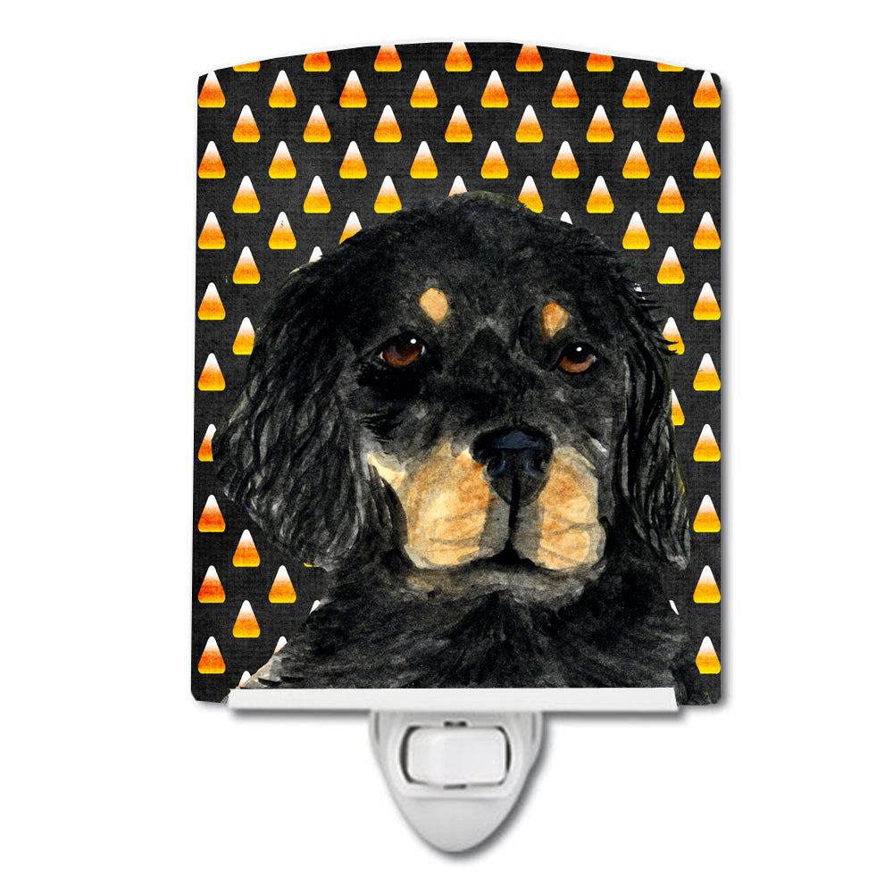 Gordon Setter Candy Corn Halloween Portrait Ceramic Night Light SS4308CNL - the-store.com