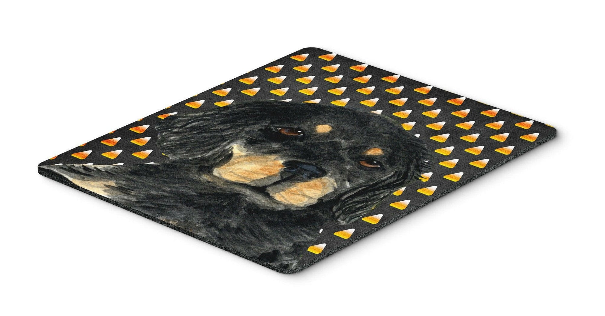 Gordon Setter Candy Corn Halloween Portrait Mouse Pad, Hot Pad or Trivet by Caroline's Treasures