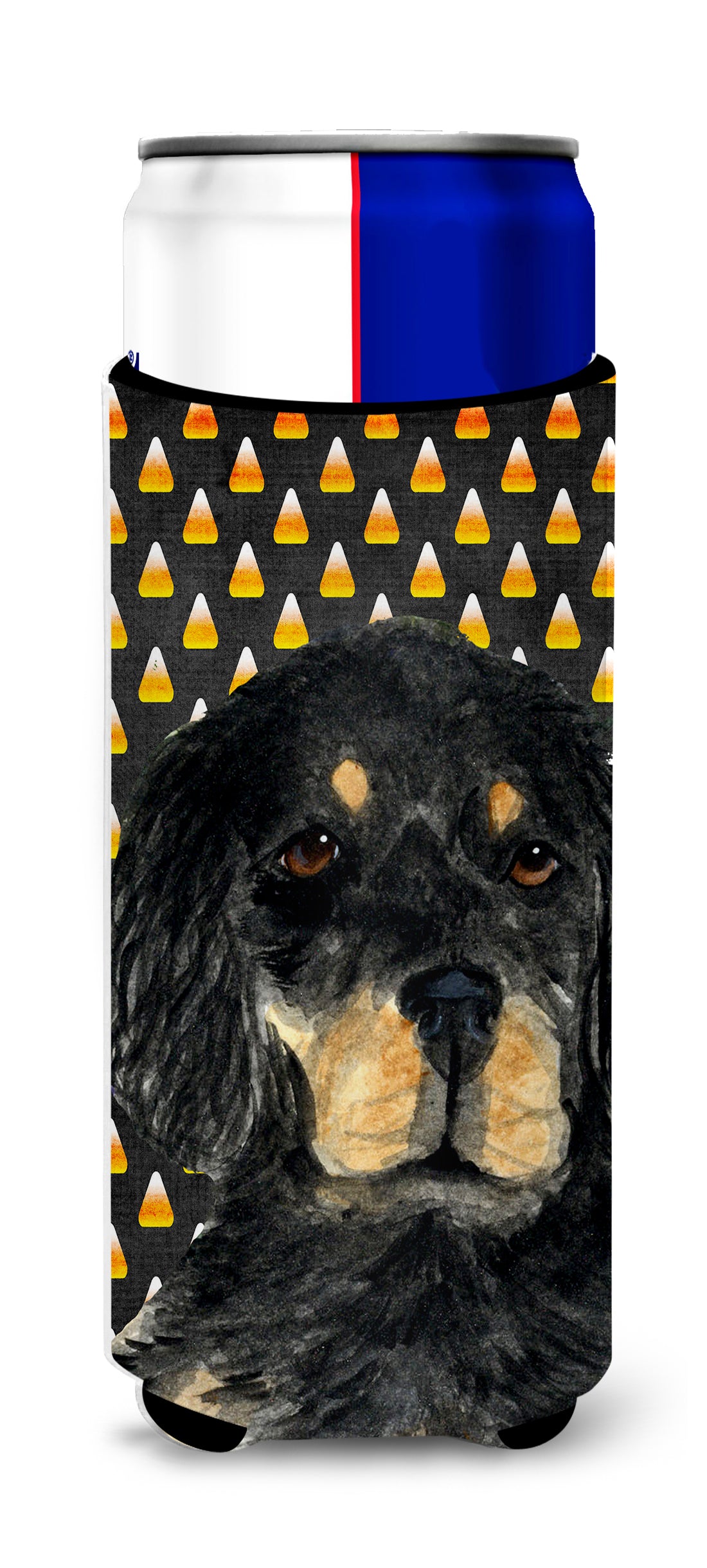 Gordon Setter Candy Corn Halloween Portrait Ultra Beverage Insulators for slim cans SS4308MUK.