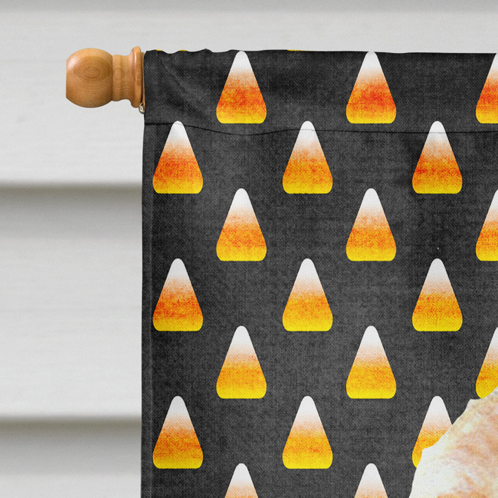 Cocker Spaniel Candy Corn Halloween Portrait Flag Canvas House Size  the-store.com.