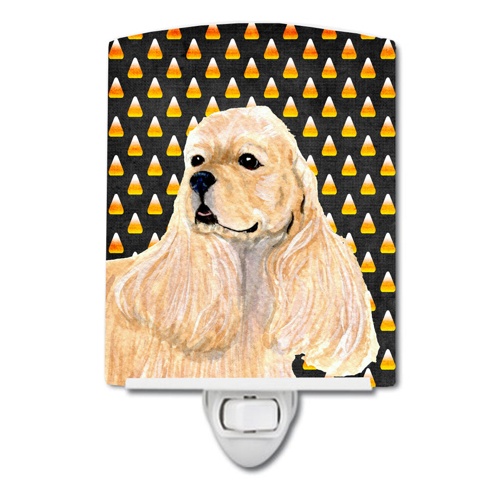 Cocker Spaniel Candy Corn Halloween Portrait Ceramic Night Light SS4315CNL - the-store.com