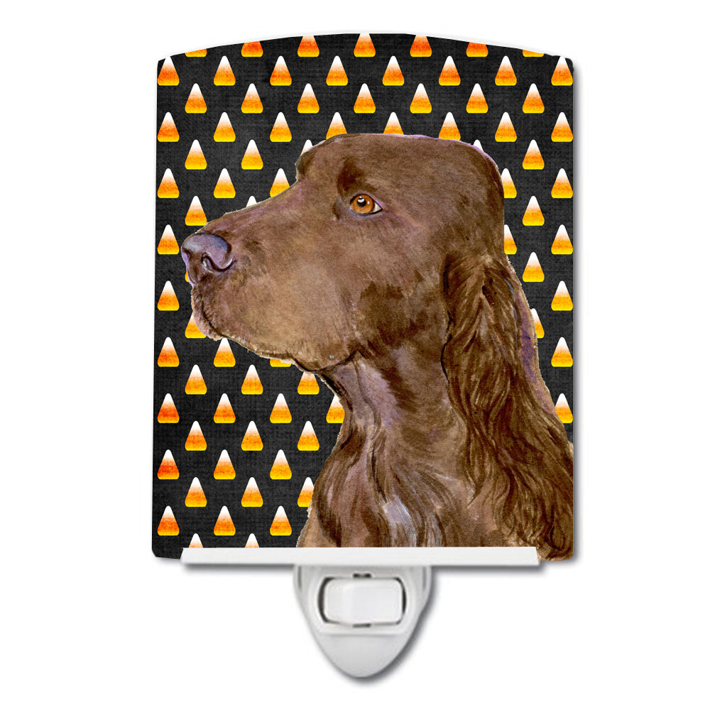 Field Spaniel Candy Corn Halloween Portrait Ceramic Night Light SS4318CNL - the-store.com