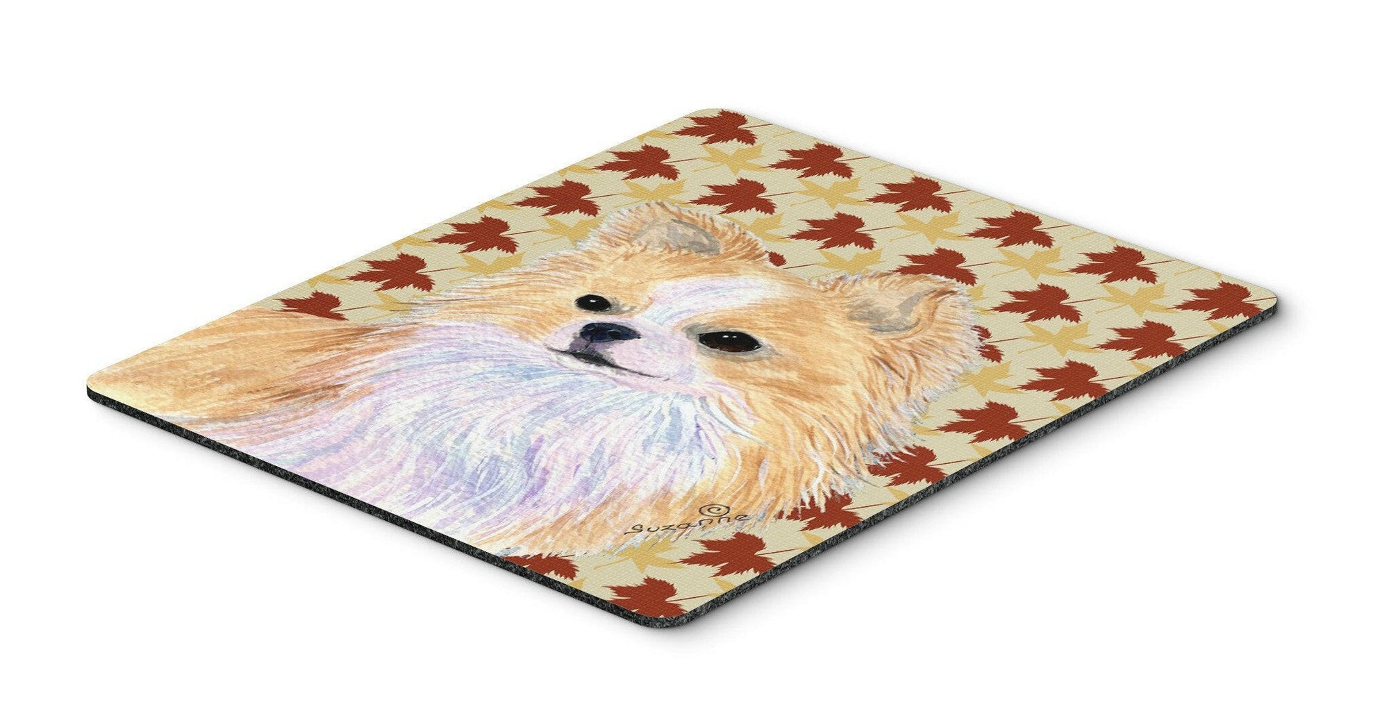 Chihuahua Fall Leaves Portrait Mouse Pad, Hot Pad or Trivet by Caroline's Treasures