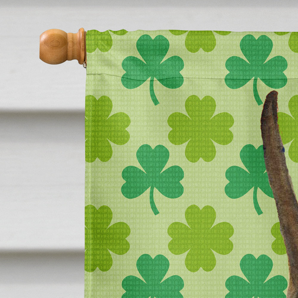 Boxer St. Patrick's Day Shamrock Portrait Flag Canvas House Size  the-store.com.