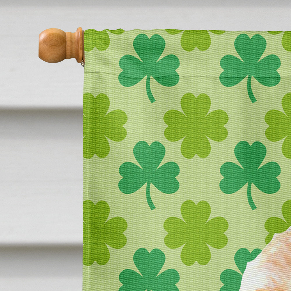 Cocker Spaniel St. Patrick's Day Shamrock Portrait Flag Canvas House Size  the-store.com.