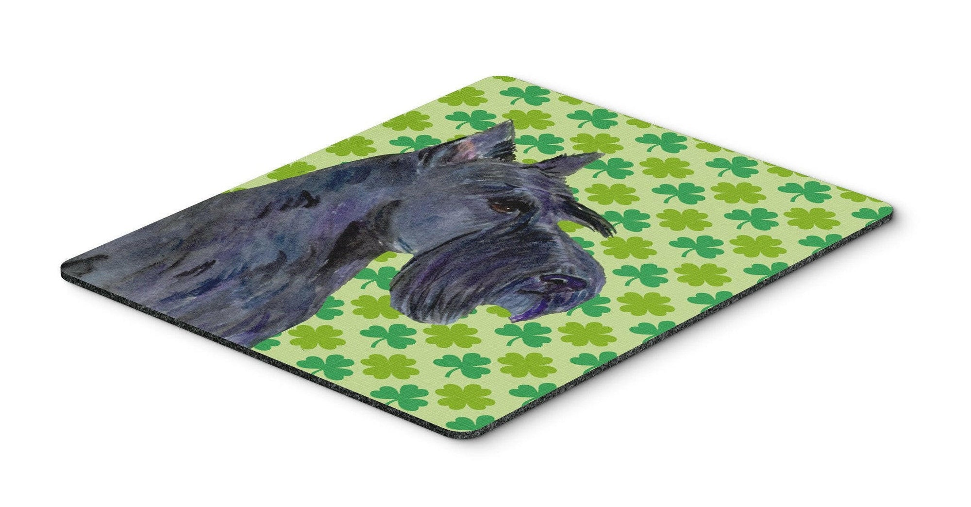 Scottish Terrier St. Patrick's Day Shamrock Mouse Pad, Hot Pad or Trivet by Caroline's Treasures