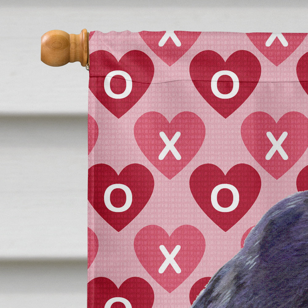 Cocker Spaniel Hearts Love and Valentine's Day Portrait Flag Canvas House Size  the-store.com.