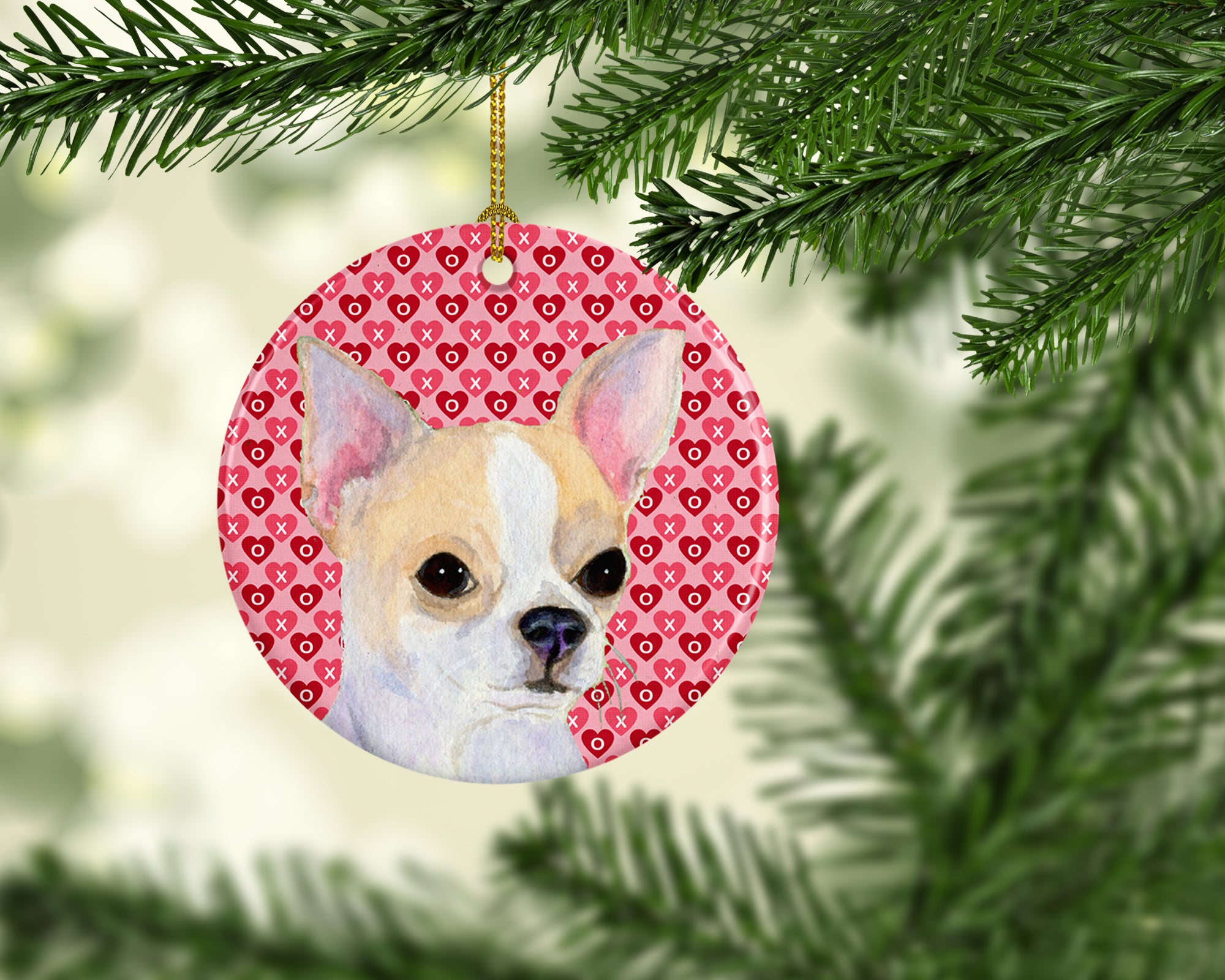 Chihuahua Ceramic Ornament - the-store.com