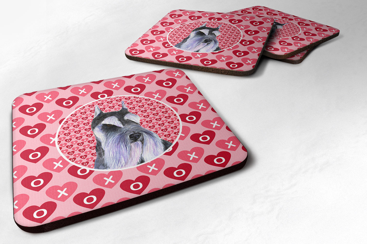 Set of 4 Schnauzer  Foam Coasters - the-store.com