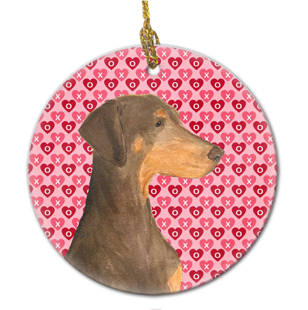 Doberman  Ceramic Ornament by Caroline's Treasures