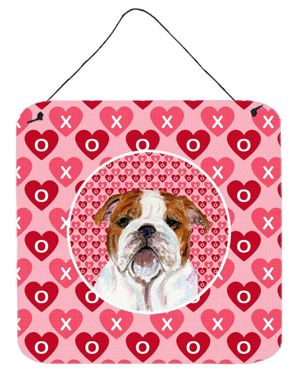 Bulldog English  Aluminium Metal Wall or Door Hanging Prints by Caroline's Treasures