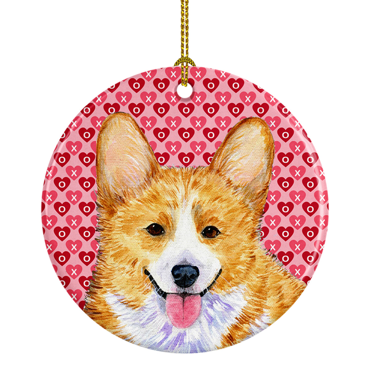 Corgi  Ceramic Ornament - the-store.com