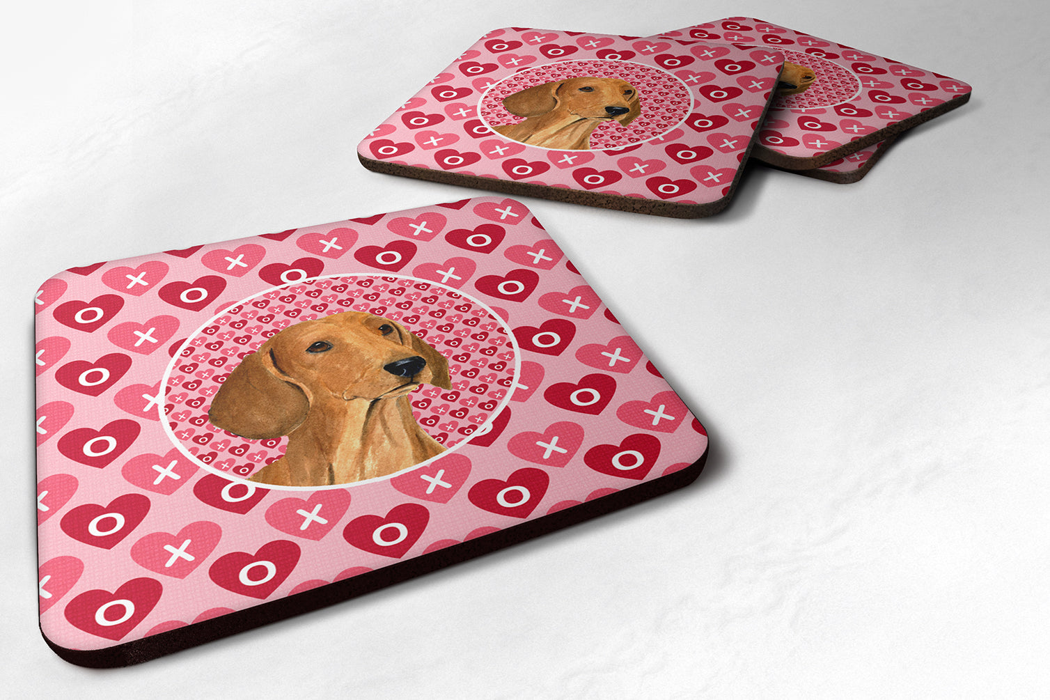 Set of 4 Dachshund  Foam Coasters - the-store.com