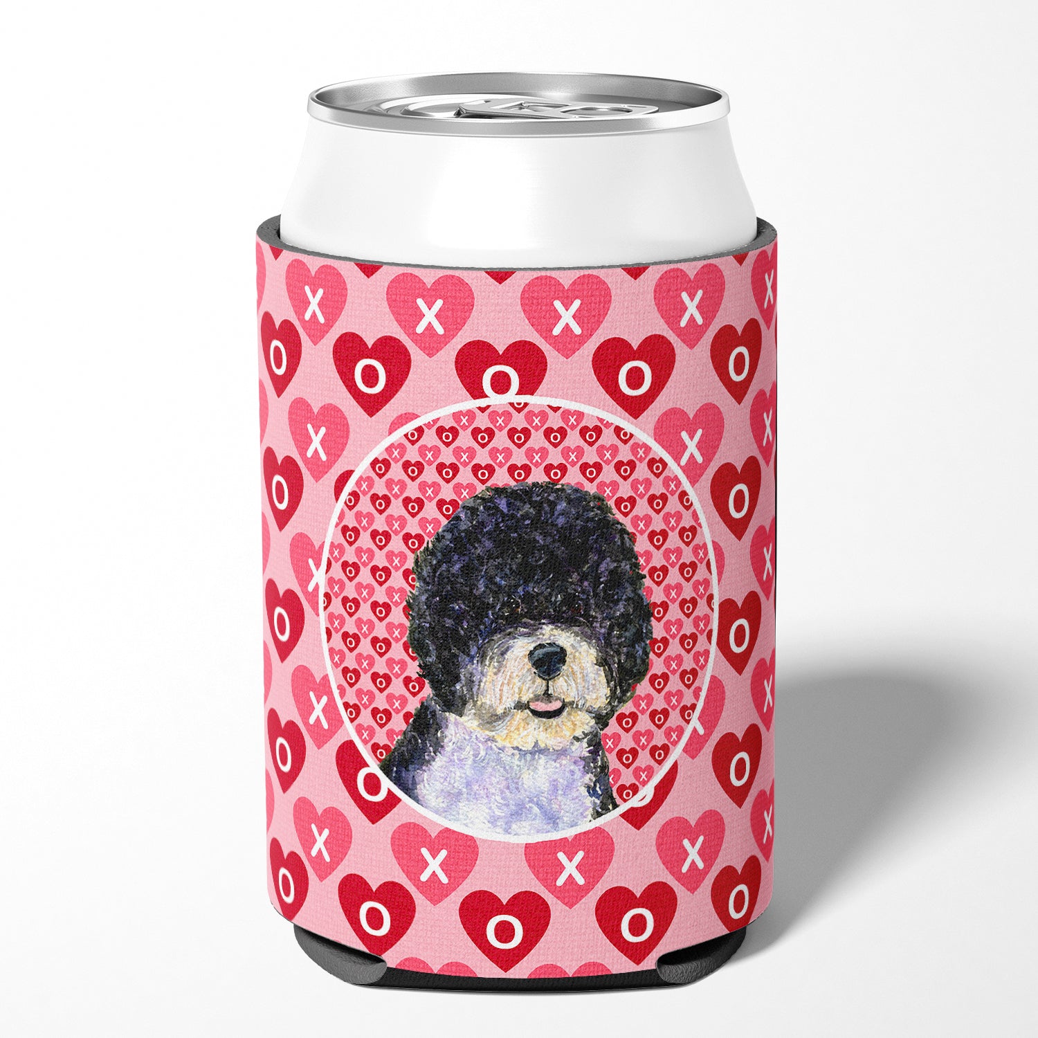 Portuguese Water Dog  Can or Bottle Beverage Insulator Hugger.