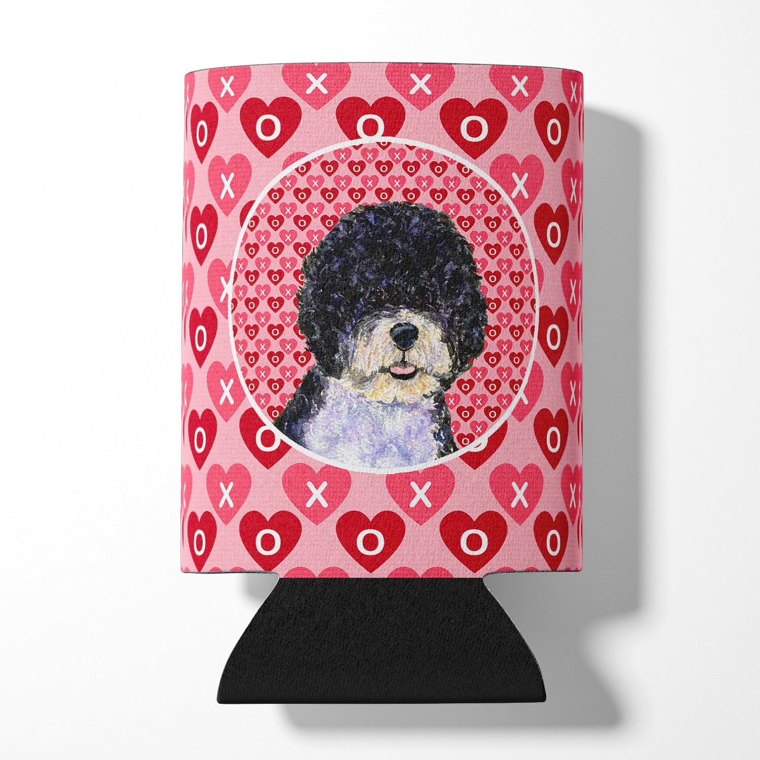 Portuguese Water Dog  Can or Bottle Beverage Insulator Hugger.