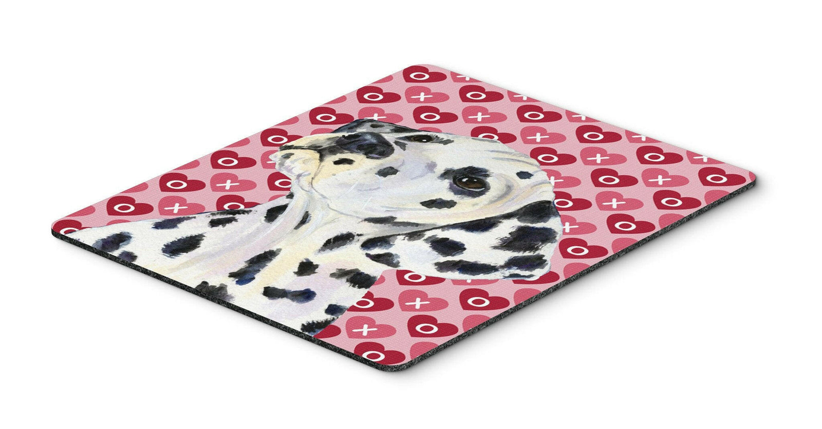 Dalmatian Hearts Love and Valentine's Day Portrait Mouse Pad, Hot Pad or Trivet by Caroline's Treasures