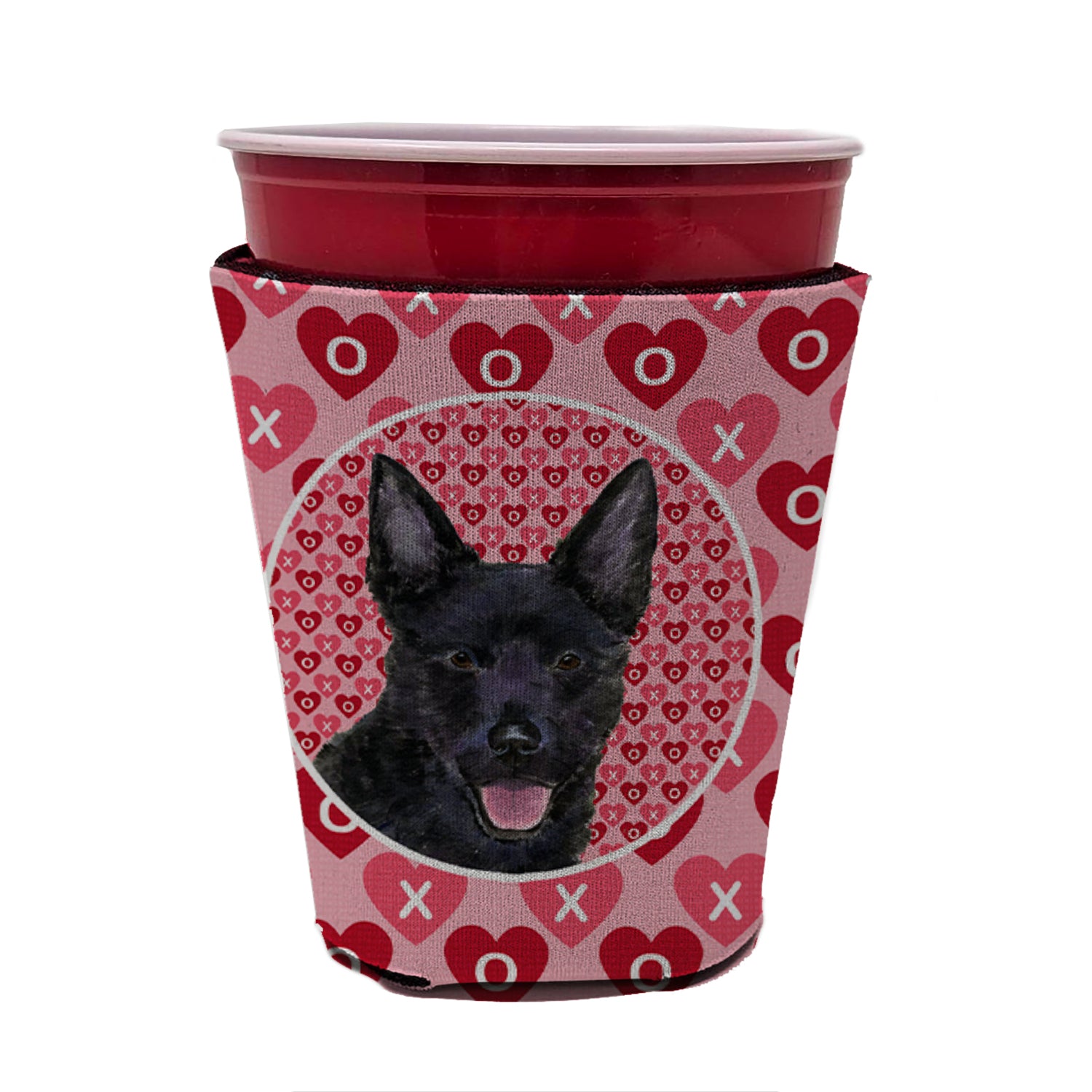 Australian Kelpie  Red Cup Beverage Insulator Hugger  the-store.com.