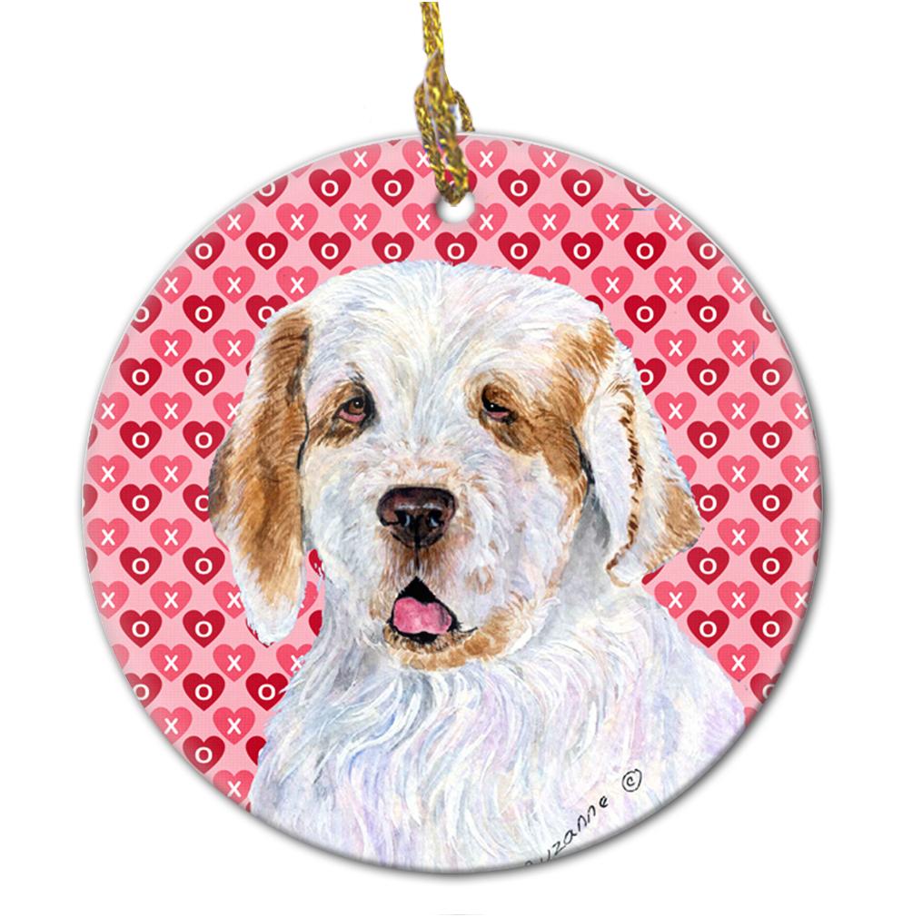 Clumber Spaniel  Ceramic Ornament by Caroline's Treasures