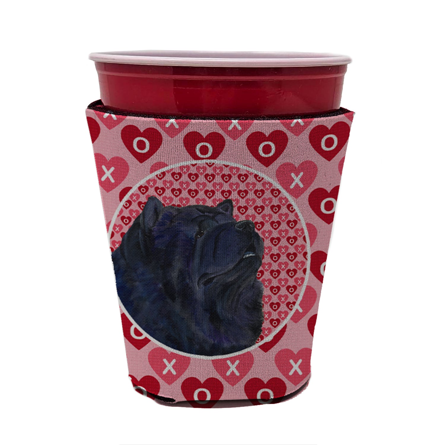 Chow Chow  Red Cup Beverage Insulator Hugger  the-store.com.