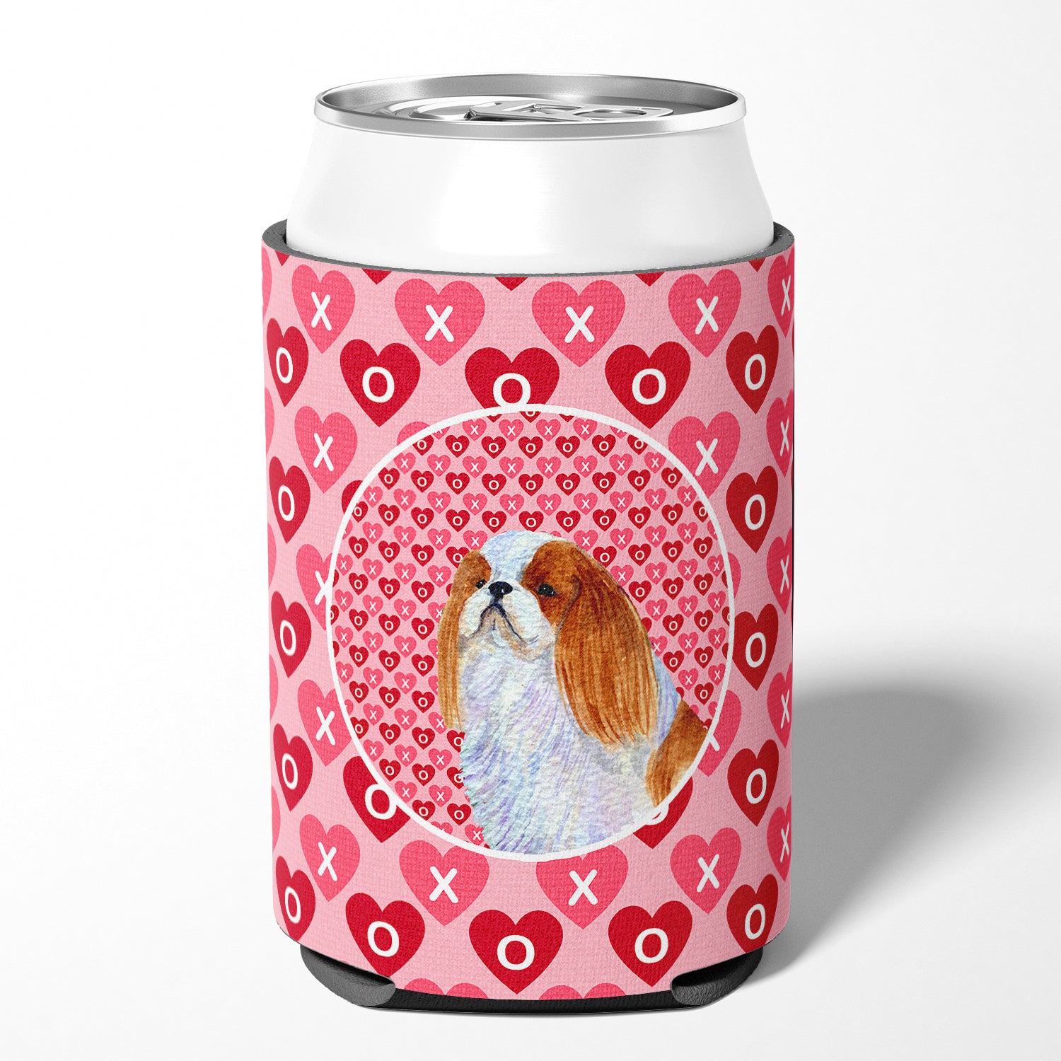 English Toy Spaniel  Can or Bottle Beverage Insulator Hugger.