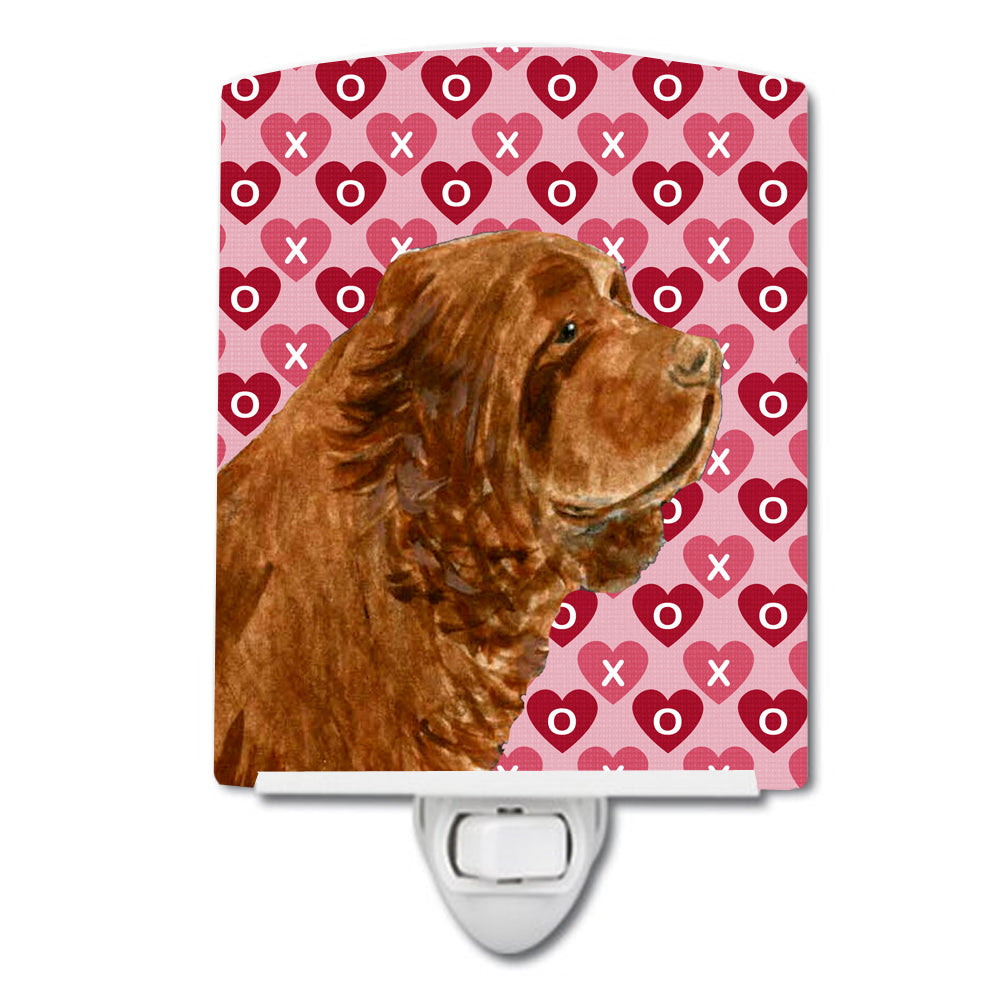 Sussex Spaniel Hearts Love Valentine's Day Ceramic Night Light SS4510CNL - the-store.com