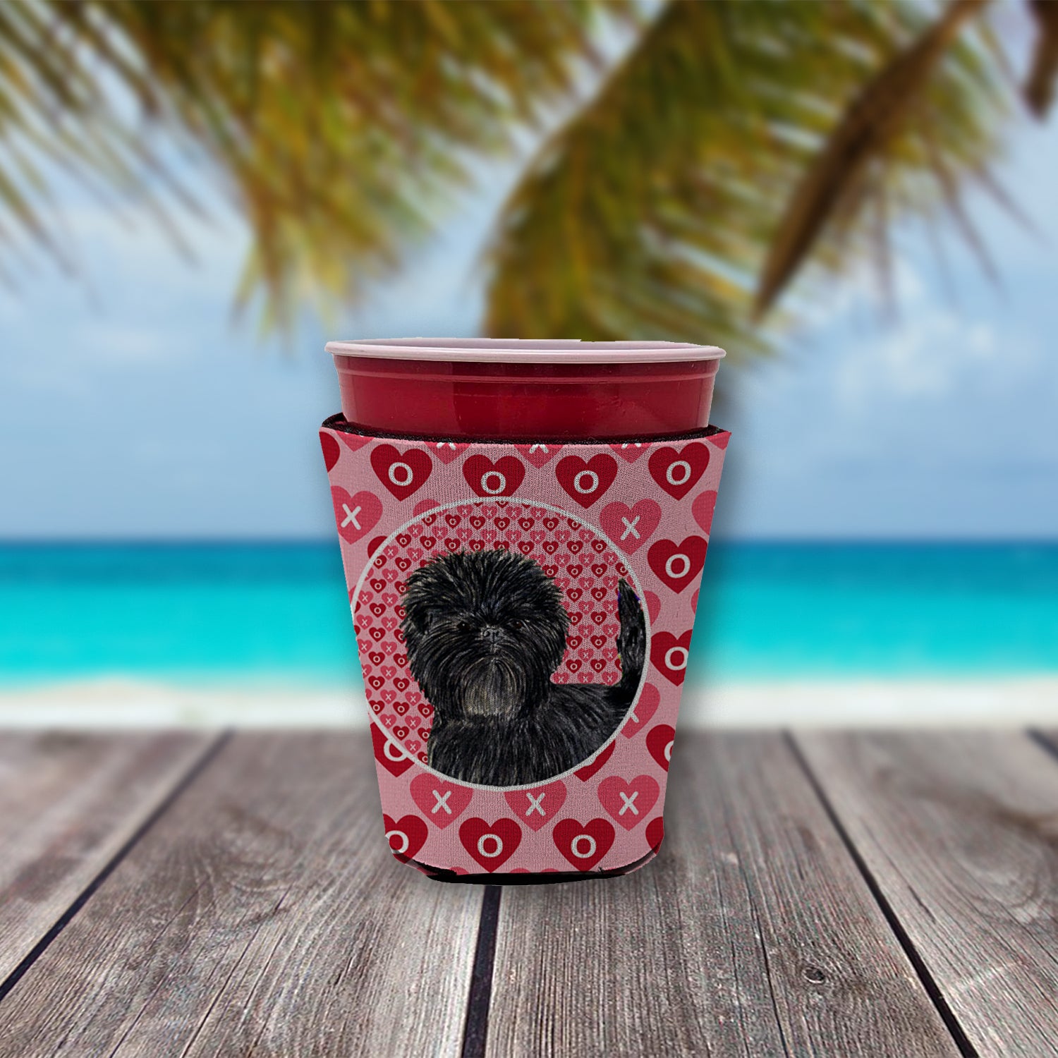 Affenpinscher  Red Cup Beverage Insulator Hugger  the-store.com.