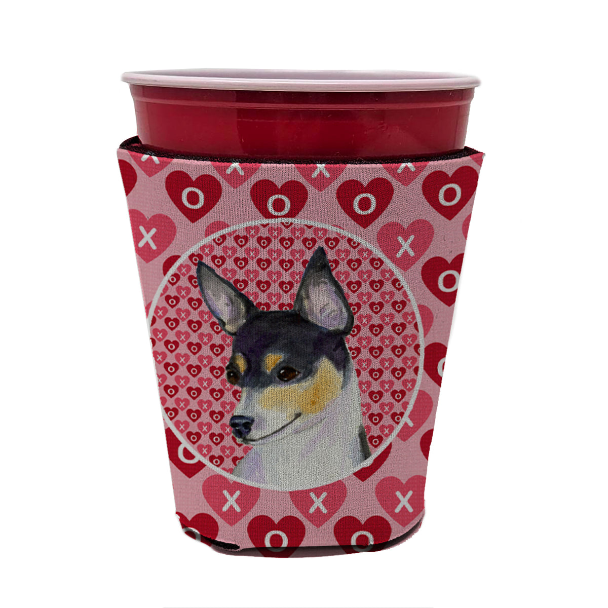 Chihuahua  Red Cup Beverage Insulator Hugger  the-store.com.