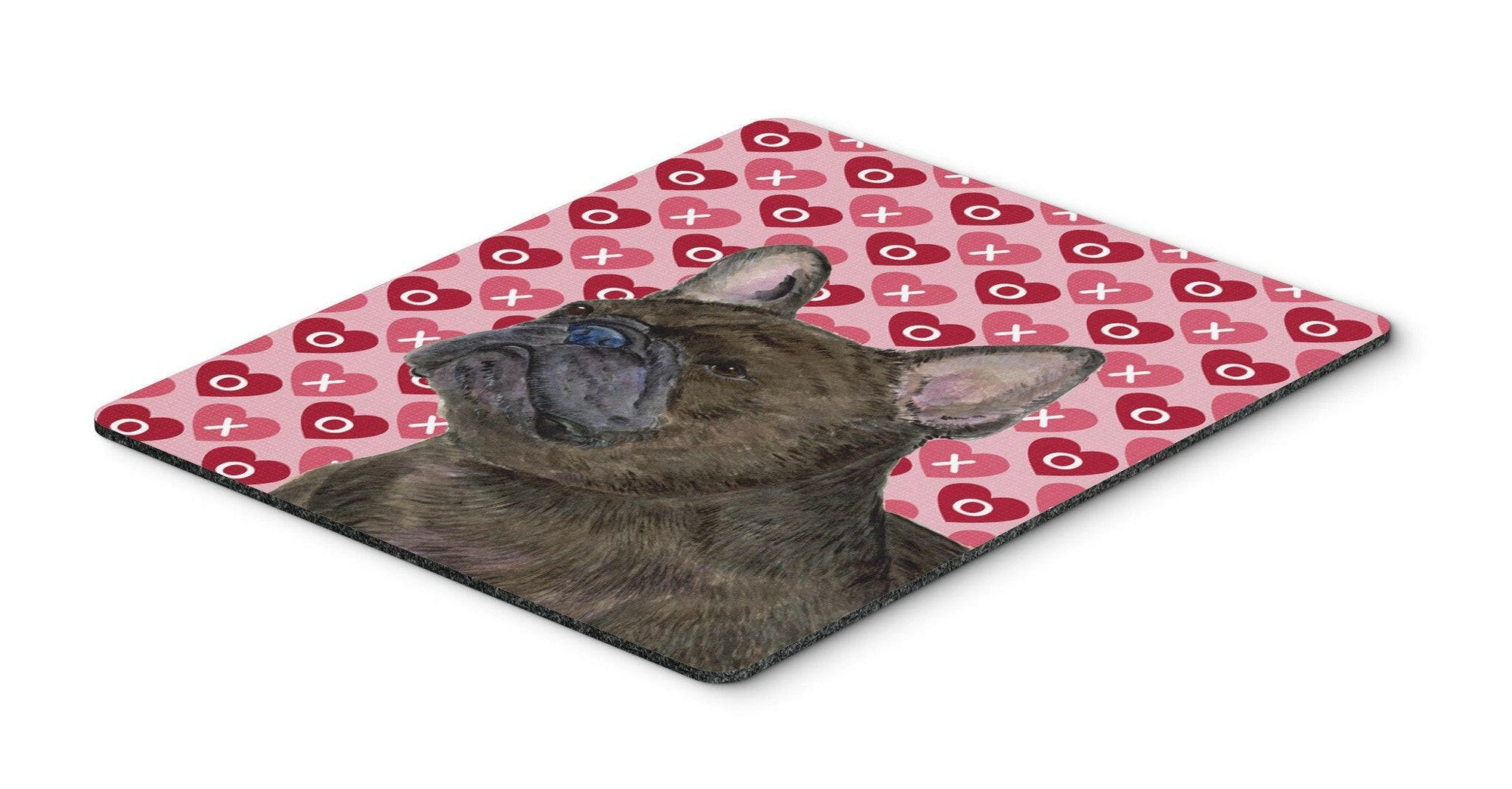 French Bulldog Hearts Love and Valentine's Day Mouse Pad, Hot Pad or Trivet by Caroline's Treasures