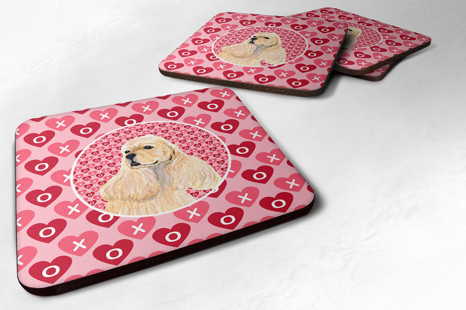 Set of 4 Cocker Spaniel  Foam Coasters - the-store.com