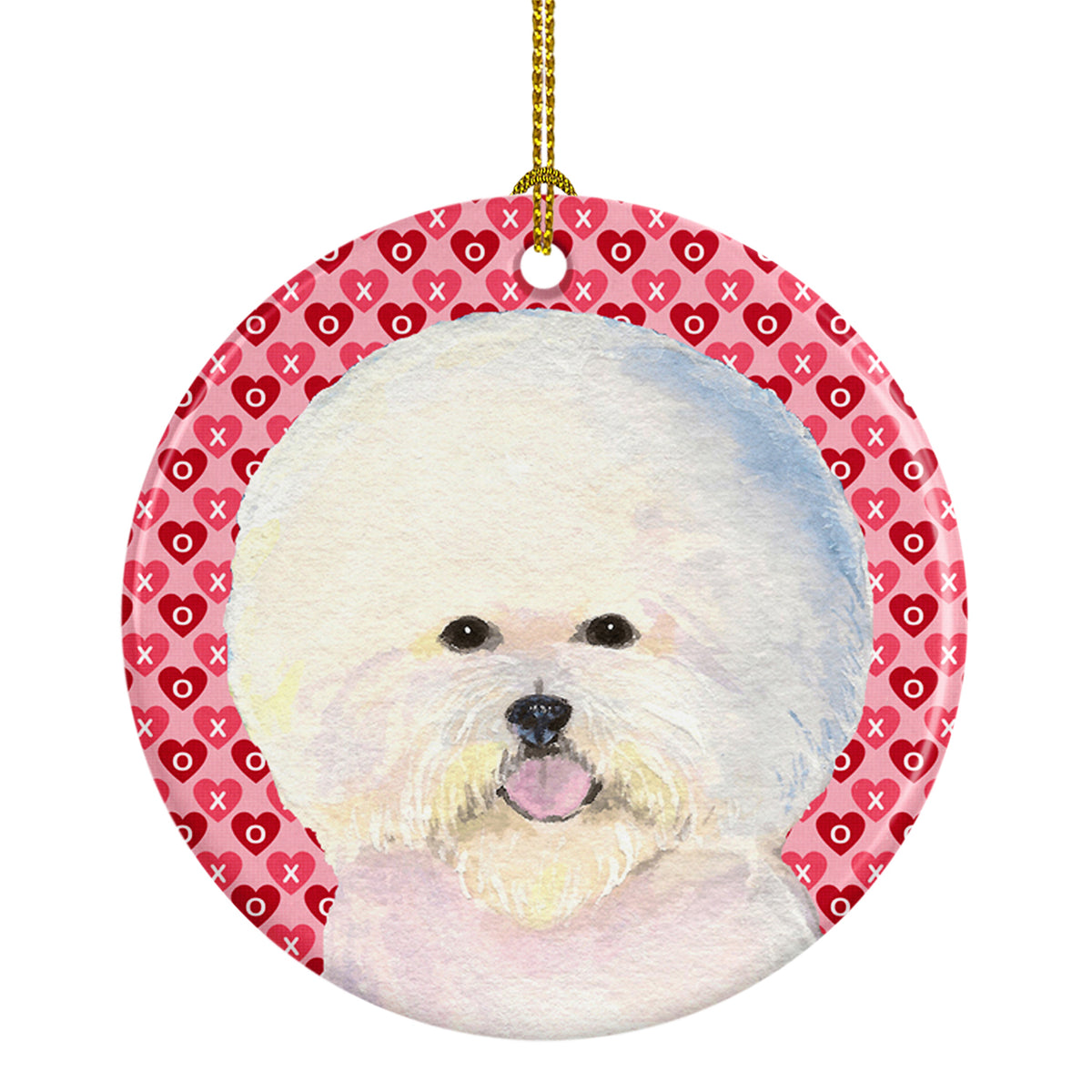 Bichon Frise  Ceramic Ornament - the-store.com