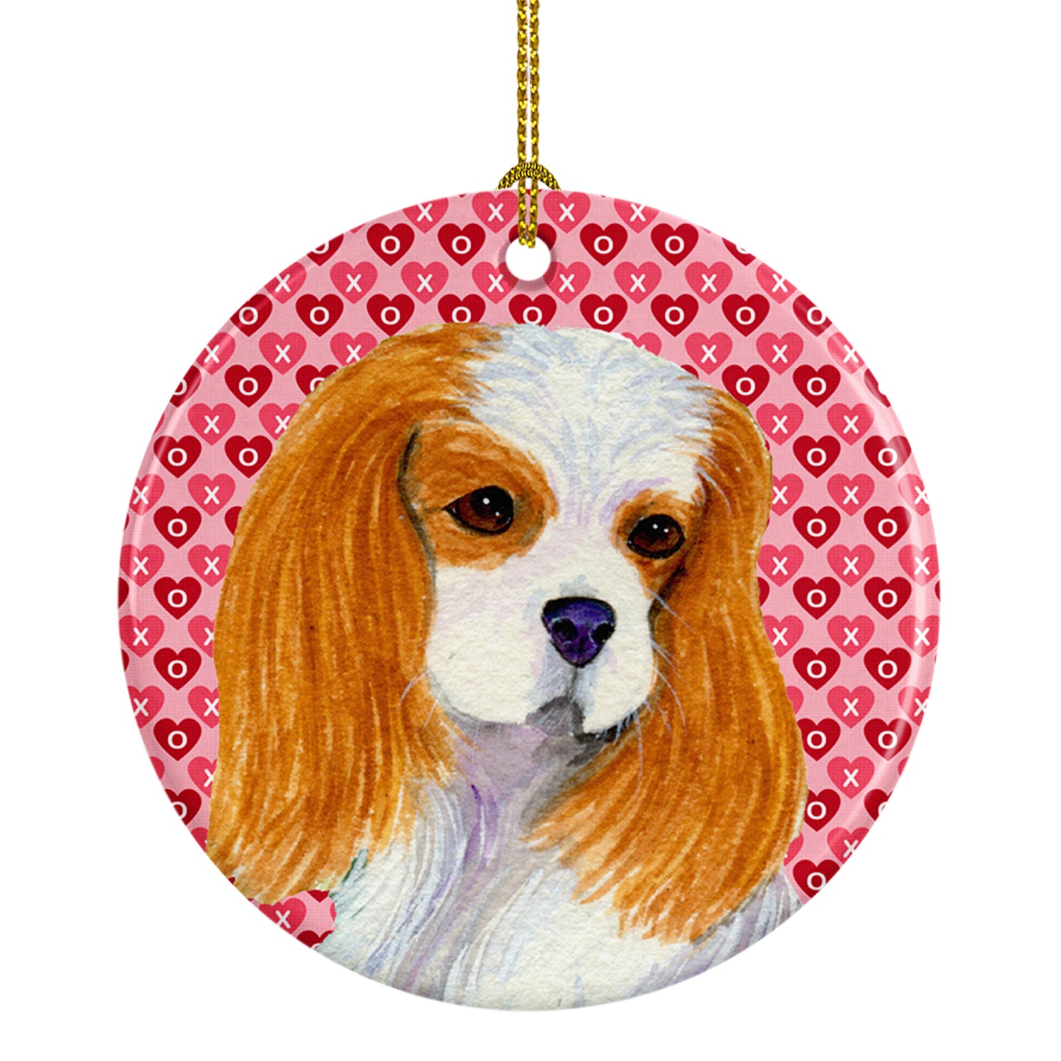 Cavalier Spaniel Ceramic Ornament - the-store.com