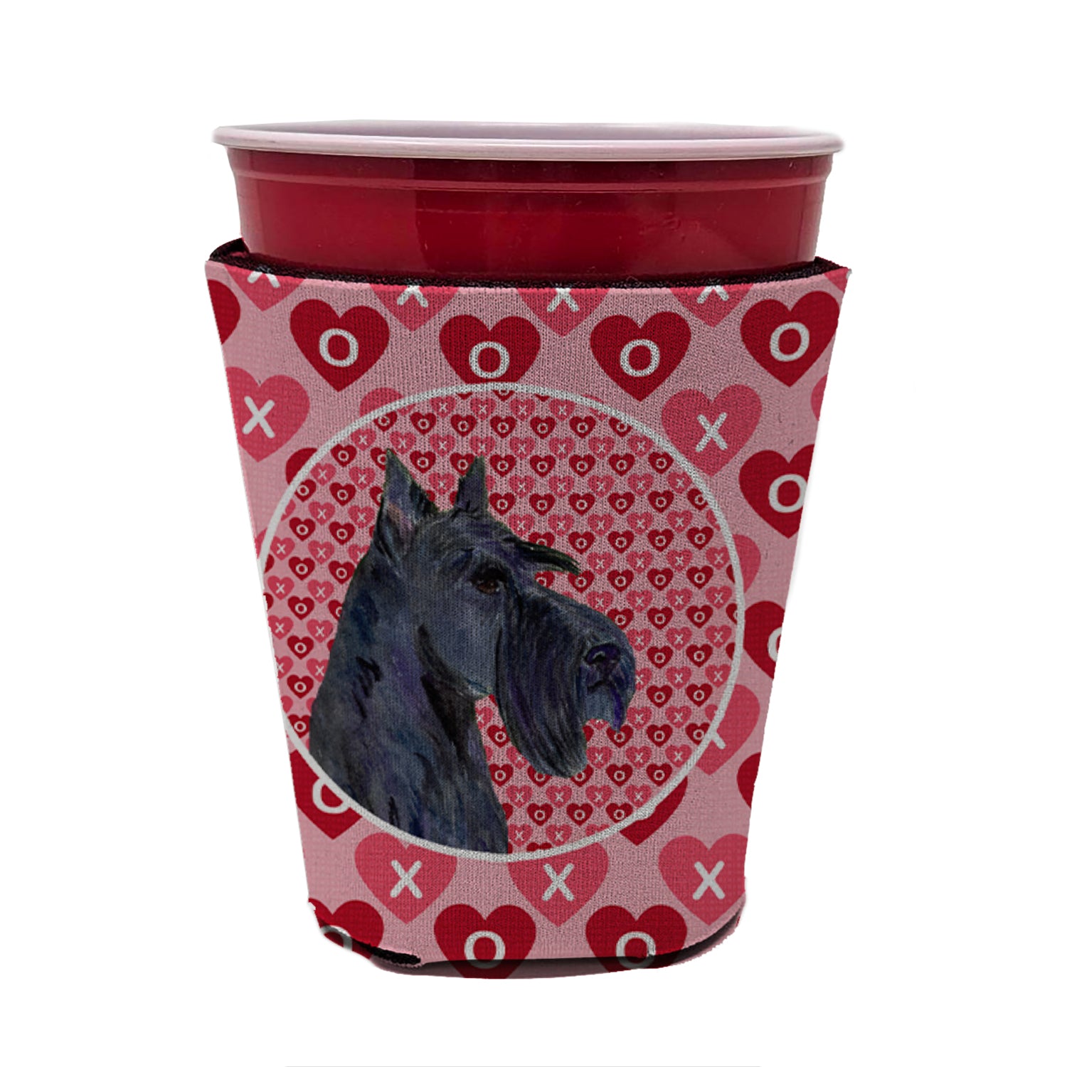 Scottish Terrier  Red Cup Beverage Insulator Hugger  the-store.com.