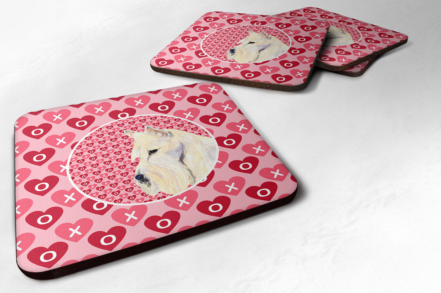 Set of 4 Scottish Terrier  Foam Coasters - the-store.com