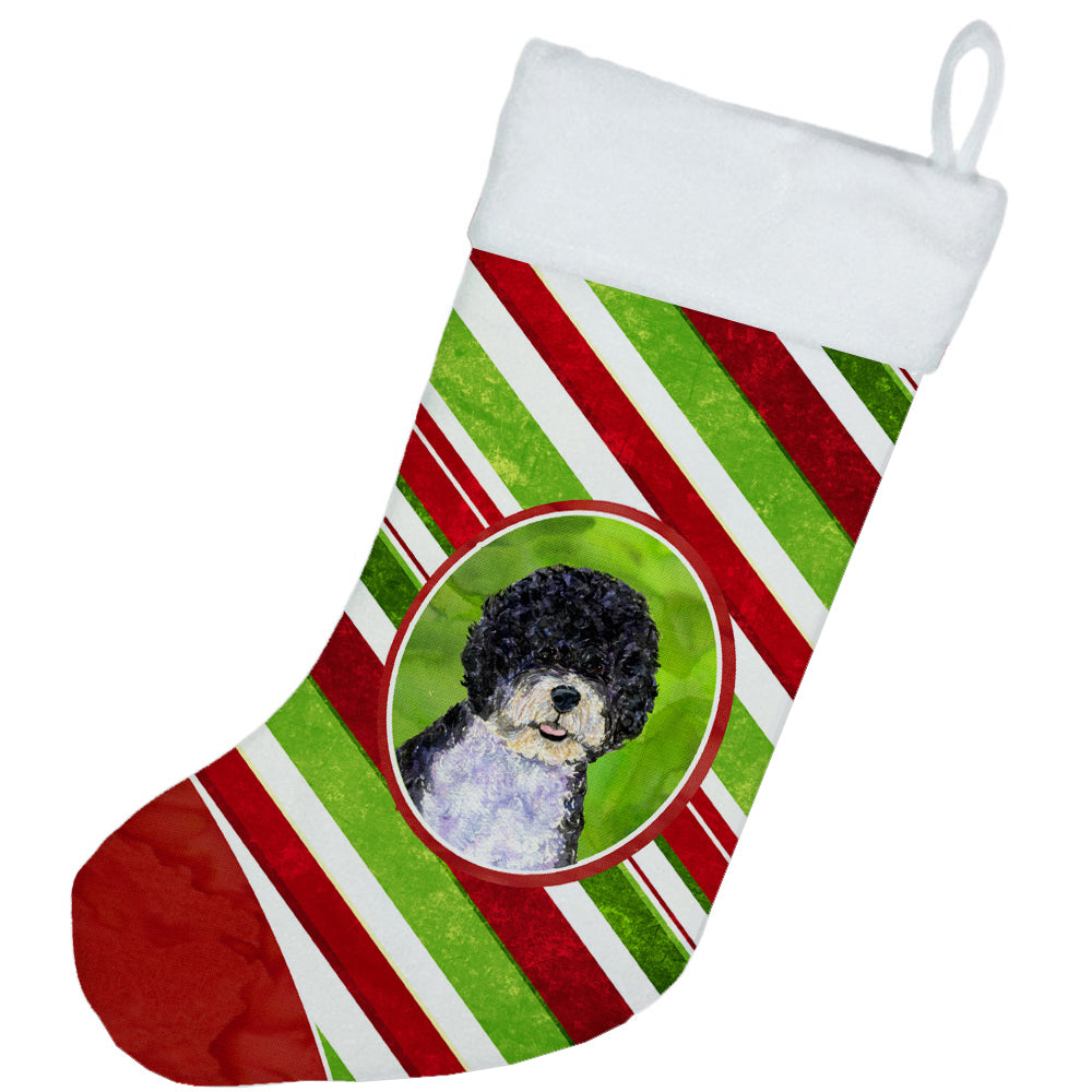 Portuguese Water Dog Winter Snowflakes Christmas Stocking SS4559  the-store.com.