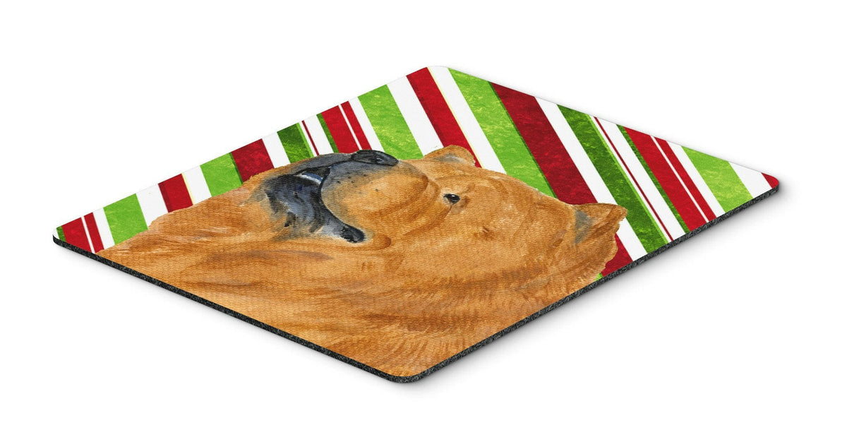 Chow Chow Candy Cane Holiday Christmas Mouse Pad, Hot Pad or Trivet by Caroline&#39;s Treasures